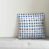Geometric Indoor/Outdoor Reversible Throw Pillow