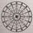 May Metal Circle Fleur De Lis Bronze Wall Decor with Scrollwork