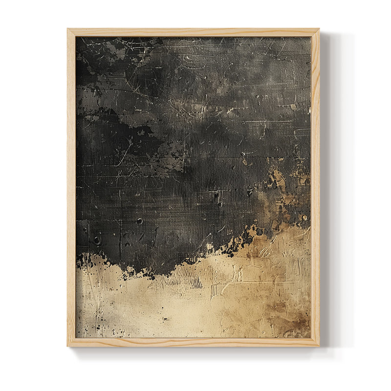 Reproduction encadrée ABSTRACT Series CEC XXXII - bois massif, H 11 po x l 9 po