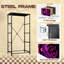 Commode moderne pour la chambre à coucher avec 4 tiroirs de rangement Commode à couleurs vives et abstraites