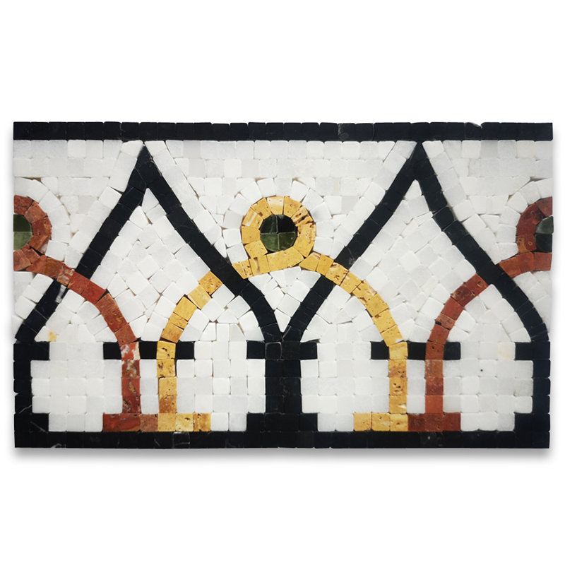 7" x 7" Marble Mosaic Sheet Wall Floor Use Tile