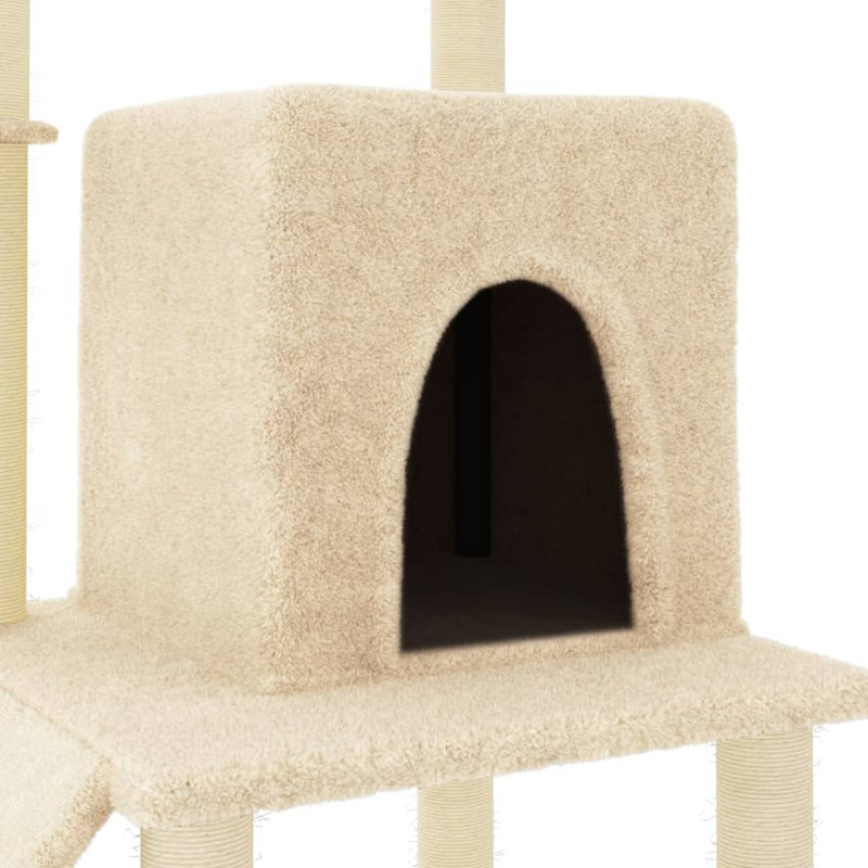Wellston 96.5cm H Cat Tree, Cream