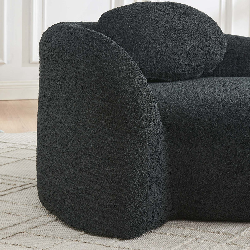 Chaise longue, Noir
