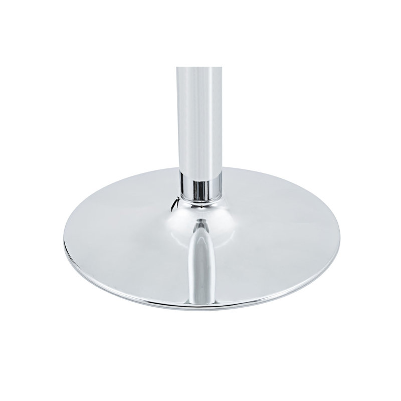 Table basse avec plateau en verre, Transparent / argent