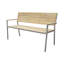 Quillian Stainless Steel Outdoor Bench-72056363