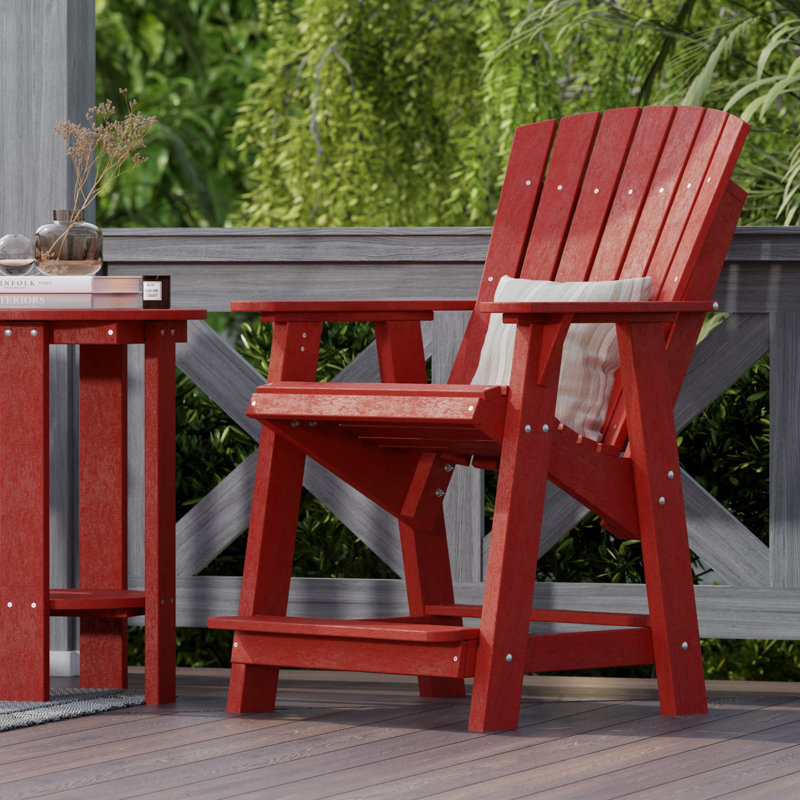 Heritage High Adirondack Chair, Cardinal Red