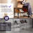 Shoe Rack Bench, 3-Tier Shoe Rack with Wood Shelf for Entryway