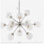 Lustre en cristal 12 lumières avec très grande ampoule sphérique Paige-755590378