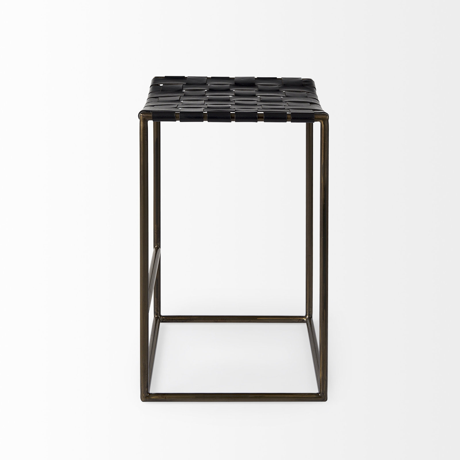 Willette Bar & Counter Stool, Counter Stool (26” Seat Height), Nickel, Black