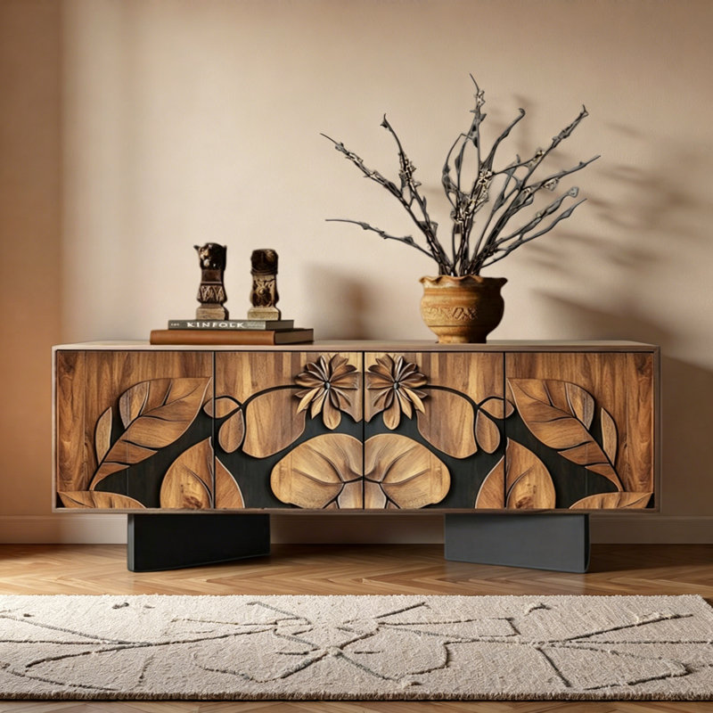 Buffet haut de gamme pour la maison, H 32,68 po x l 70,87 po x P 15,75 po