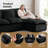 Chenille Cloud Sofa 4-Seat Flexible Combination Couch For Living Room-569371446