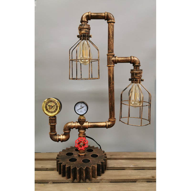 Lampe fantaisie en métal Jadesola