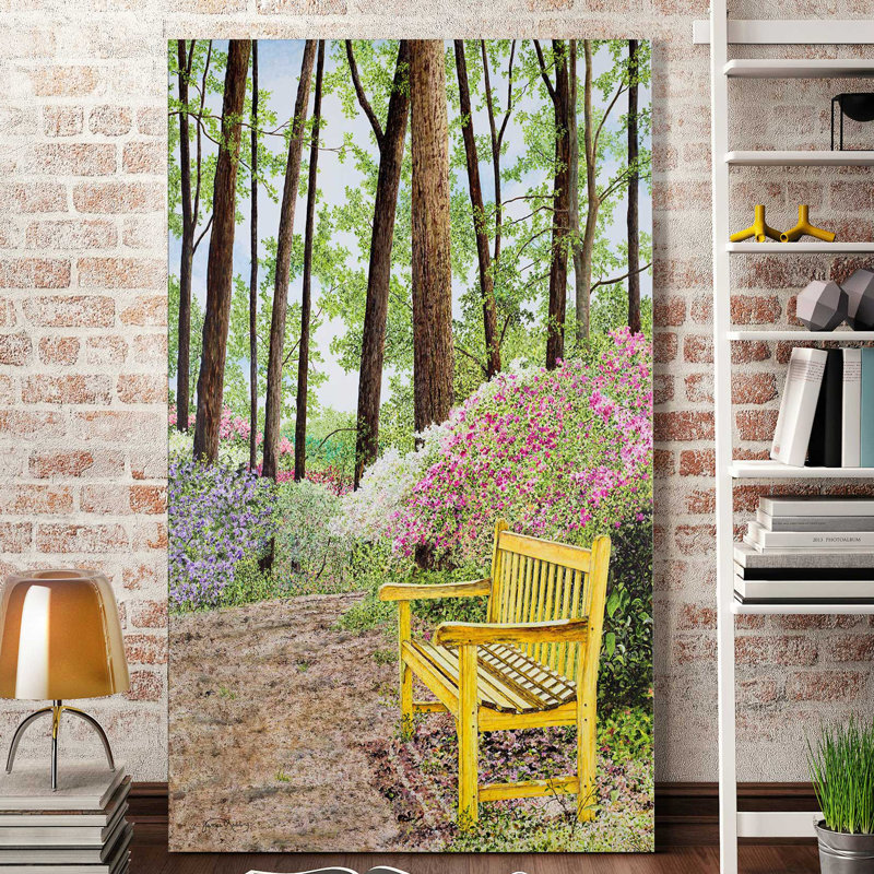 «Nature Walks», reproduction de peinture acrylique, H 30 po x l 18 po x P 1 po, Toile tendue