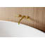 Robinet de baignoire romaine à 3 poignées et 3 poignées à fixation murale Kingston Brass Whitaker-54357496