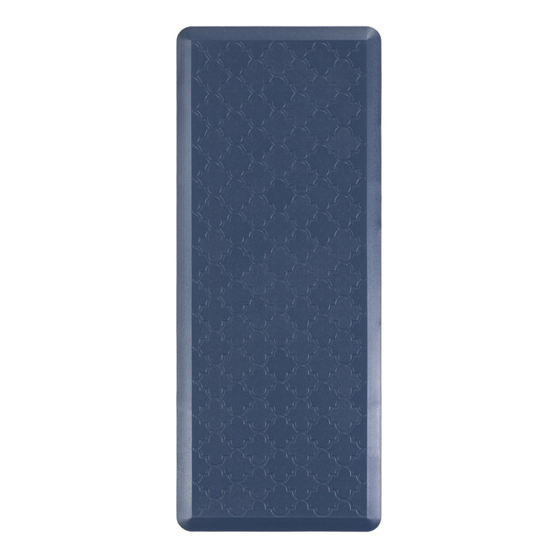 Tapis de cuisine antidérapant Bayonville, Rectangle 2 pi x 5 pi, Bleu marine