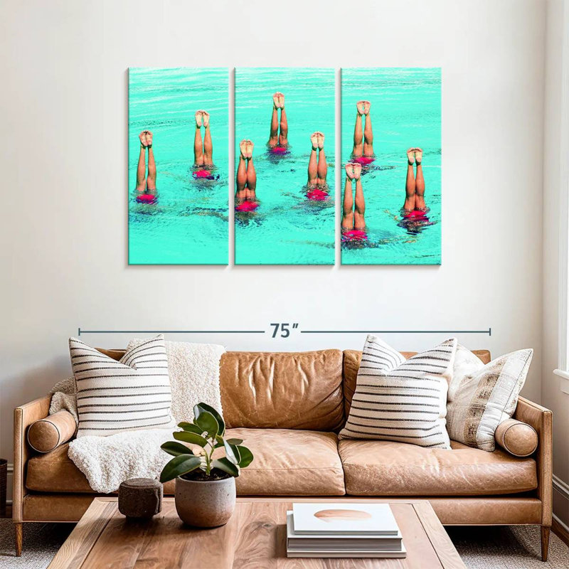 Sireci Inverted Synchronized Swimming, 36" H x 57" W