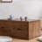 Old walnut coffee table with drawers-1213793869