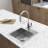 19.1'' L Single Bowl Stainless Steel Kitchen Sink