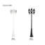 Lampadaire câblé à trois lumières de H 84,5 po Zimmermann-10273645