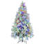 Arbre de Noël pré-éclairé enneigé-50840417