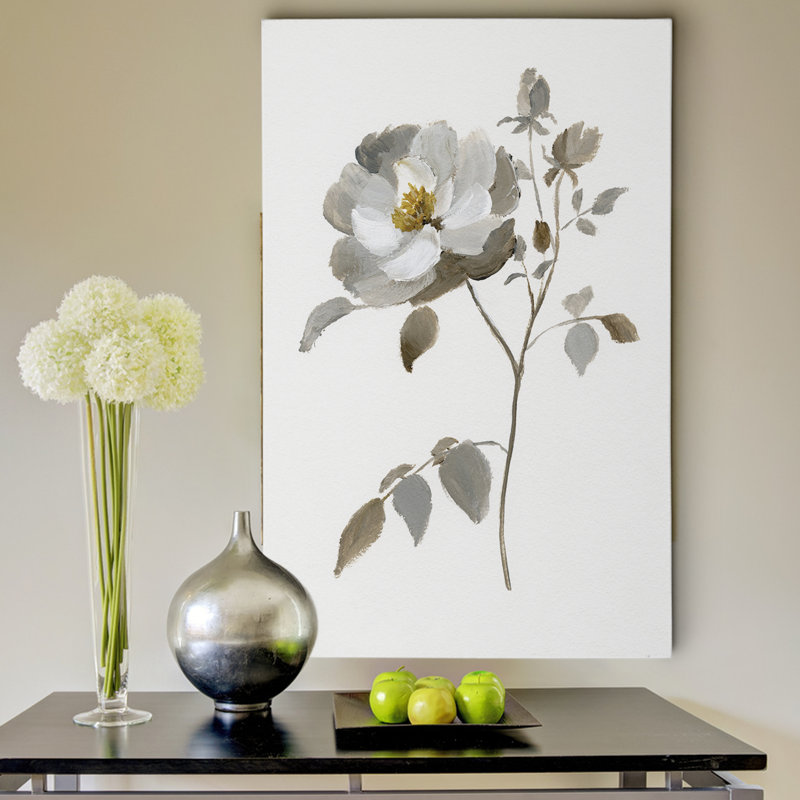 «Neutral Rose II», reproduction sur toile, H 24 po x l 36 po x P 1,5 po