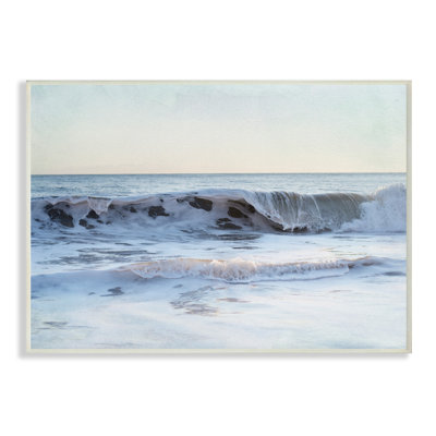 « côtier soirée beach crest wave », reproduction de photo