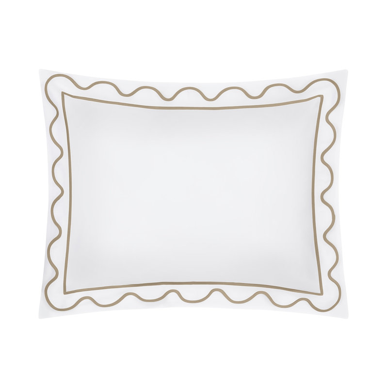 Amalfi Sham, King, White/Candlelight