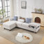 Unités de rangement cachées et coussins décoratifs assortis pour maisons modernes
