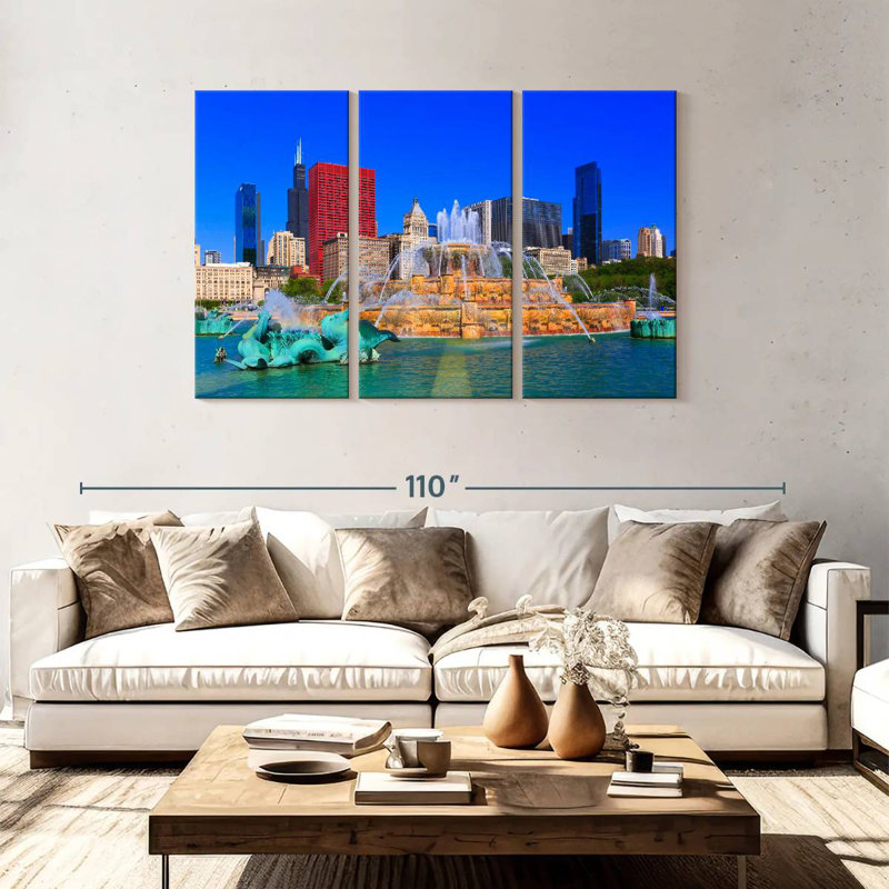 Rorry Buckingham Fountain, 48" H x 74" W