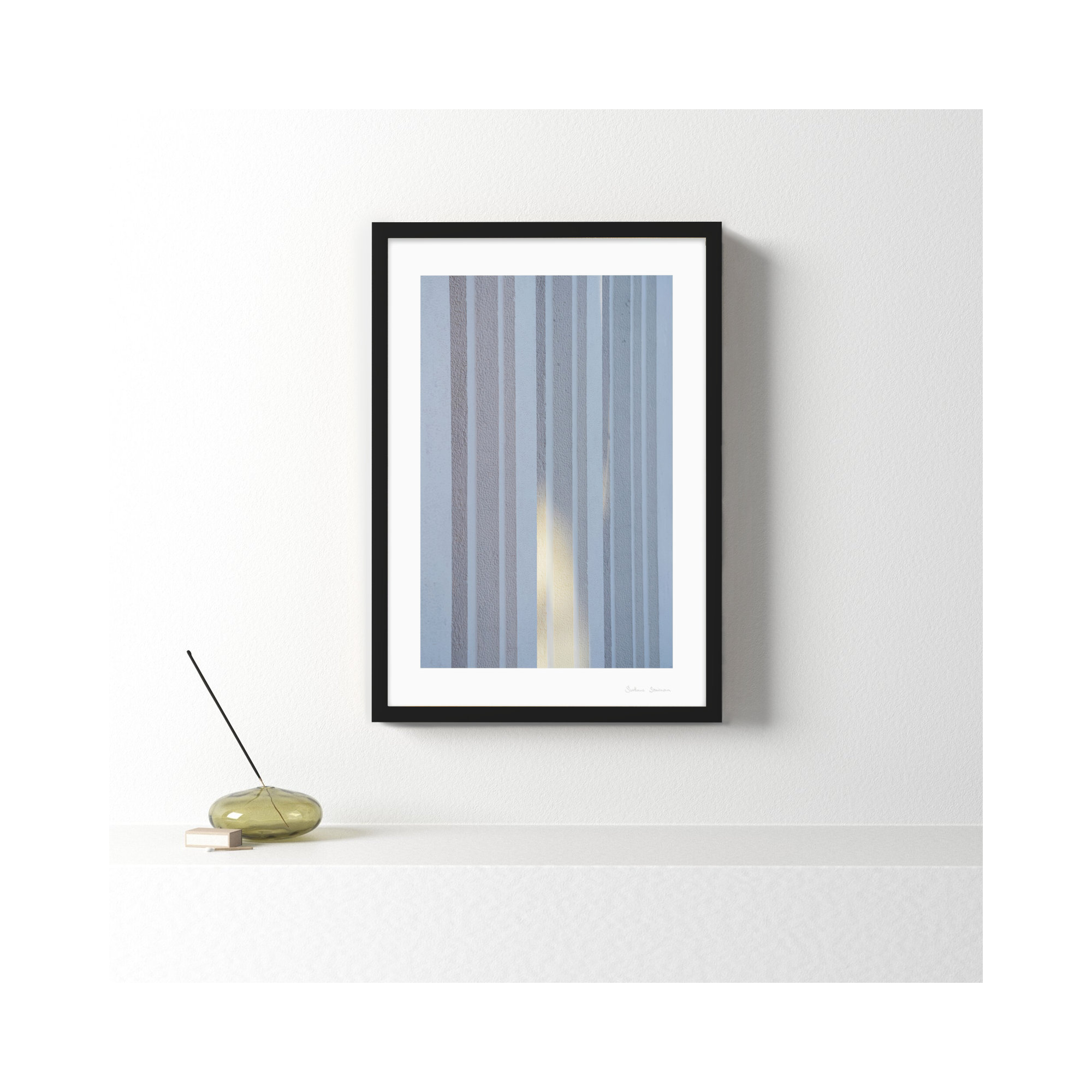Ludvig Sun and Conccrete 2 by Svetlana Smirnova - Picture Frame Photograph, Black, 25" H x 17.5" W x 1.25" D