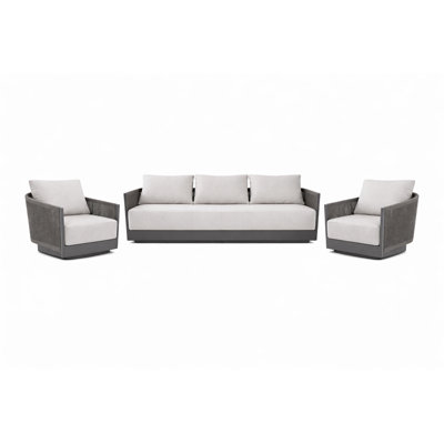 Capri 5 - Person Lounge Chair Set With Sunbrella Cushions