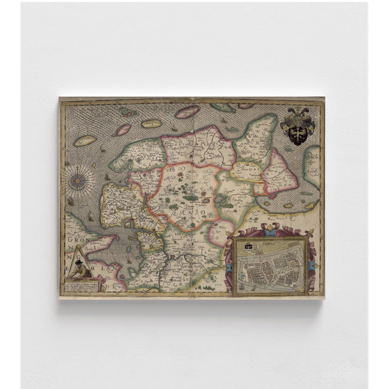 Emden, carte de l'Allemagne, carte de la vieille Allemagne, impression de carte européenne antique, décoration murale pour le hall d'entrée, art mural de salle de lecture, décoration de classe allemande