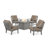 Oxford 5 Piece Multiple Chairs Seating Group with Cushions-127280780-88752653
