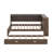 Full Size Wood Daybed With Shelves, LED And Trundle-21673910