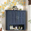 Armoires à pharmacie peu encombrantes, MDF bleu avec charme campagnard moderne pour la cuisine et la salle de bain
