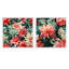 Tropic corail motif tropical - ensemble de collage carré floral de 2-101865205-101865202