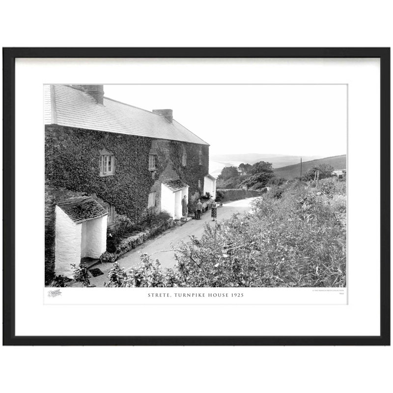 Strete, Turnpike House 1925 by Francis Frith - Single Picture Frame Print, 40cm H x 50cm W x 2.3cm D
