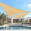 Colourtree Triangle Sun Shade Sail with Installation Hardware Kit