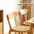 Modern Dining Chairs 4 Pack, Solid Wood With Adjustable Feet For Kitchen