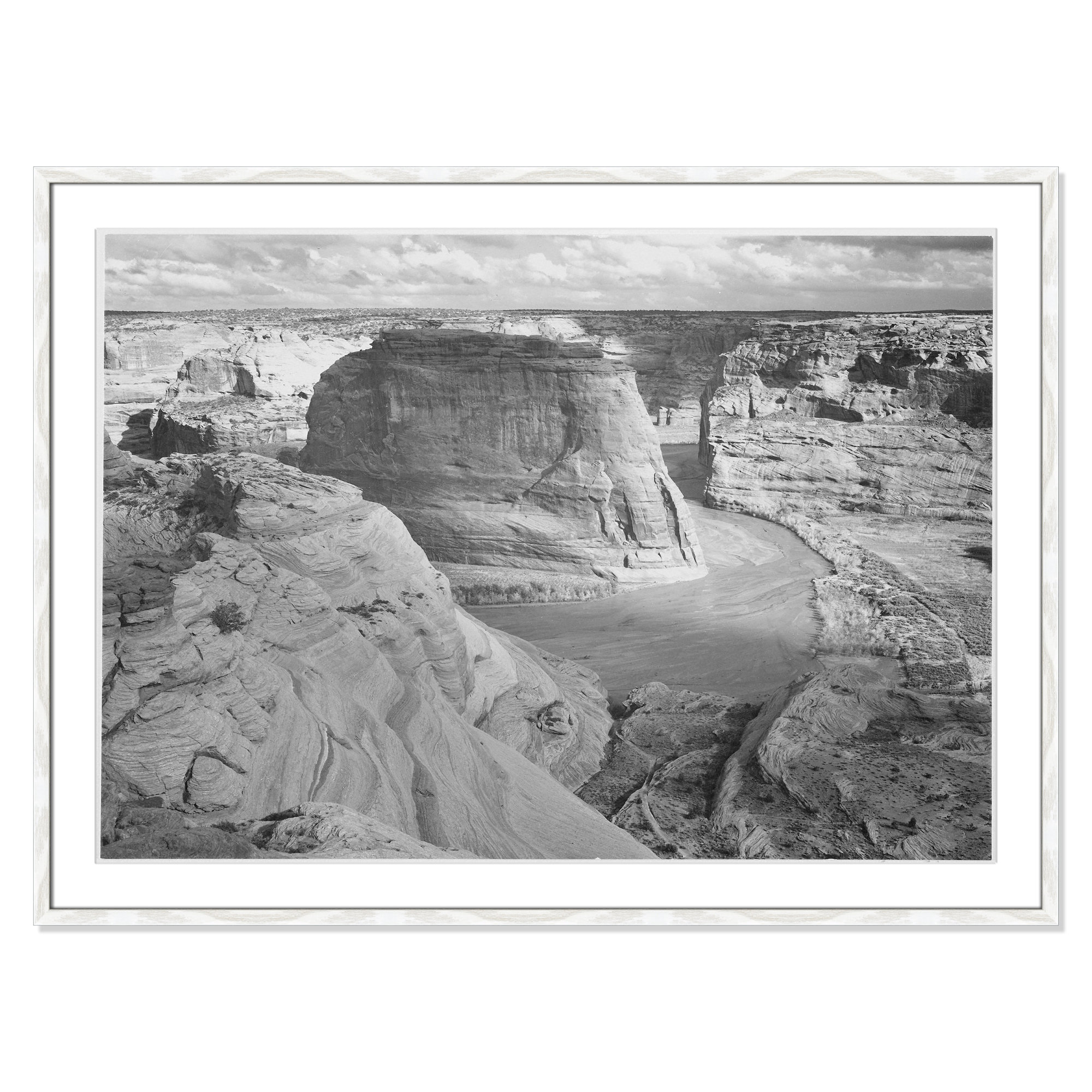 Canyon De Chelly Arizona 2 by Adams, White, 29.5" H x 41.5" W x 0.75" D