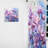 Tortelli Lilacs Representation Multicolored Acrylic II - Traditional Velvet Curtain - 1 Panel-1747984835