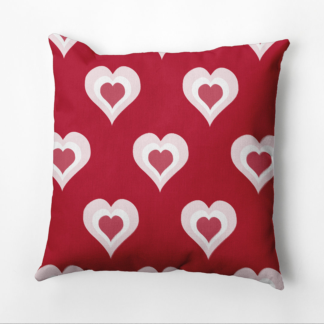 Valentine's Day Valentine's Day Square Pillow Cover and Insert e by design 