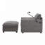 Fauteuil en chenille avec repose-pieds-991198265