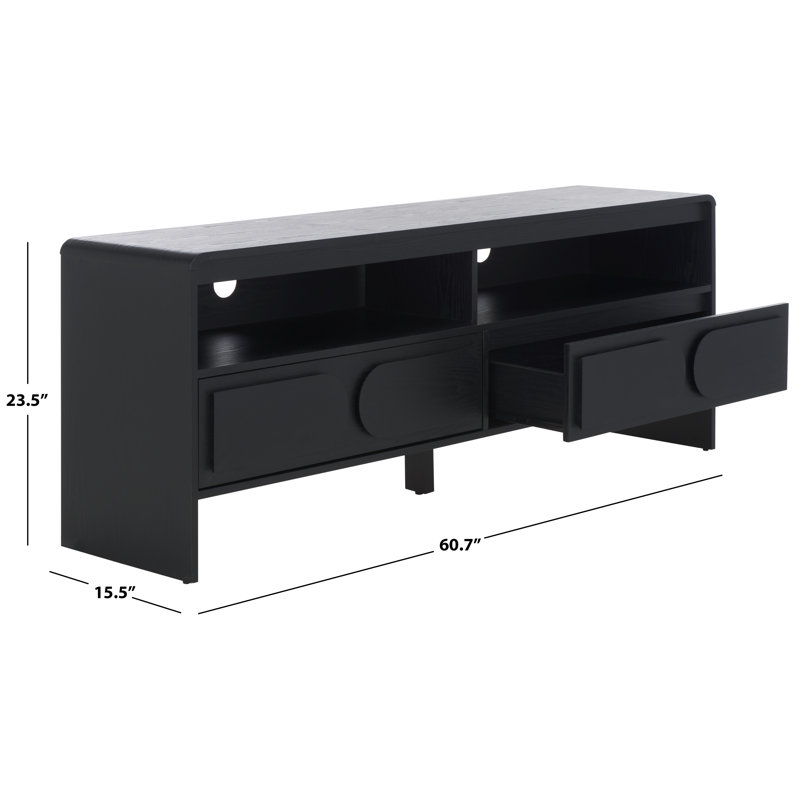 Arsenio TV Stand, Black