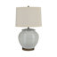 Ceramic Table Lamp With Linen Shade