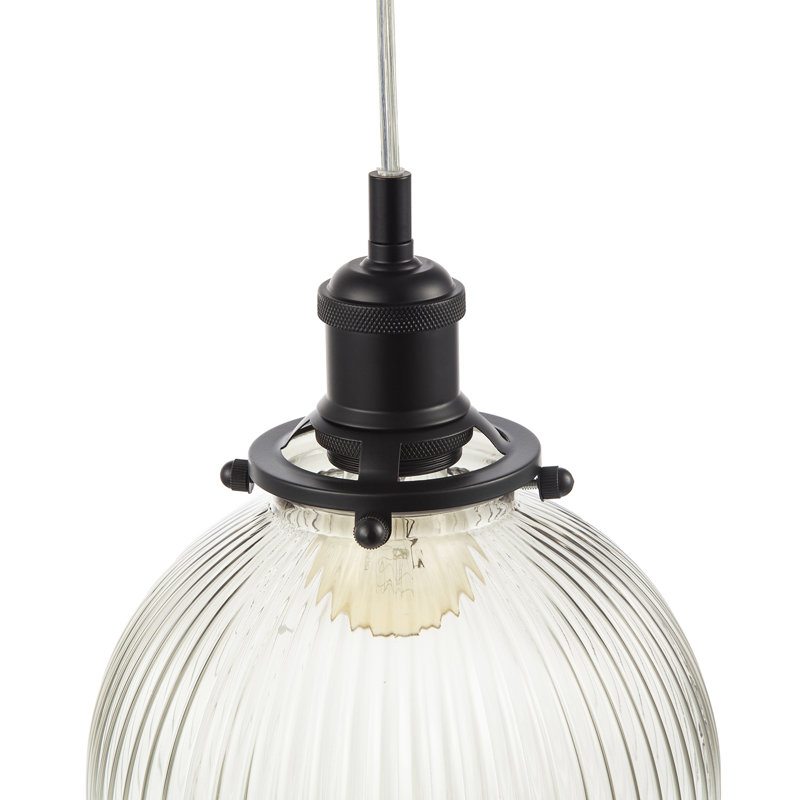 1 - Light Sphere Pendant, Matte Black