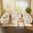 Comfortable Modular Beige Sofas, Reversible Chaise Lounge, Space-saving