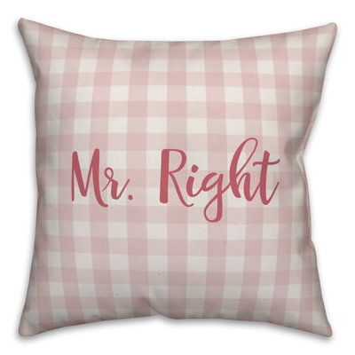  Coussin Mr. Right