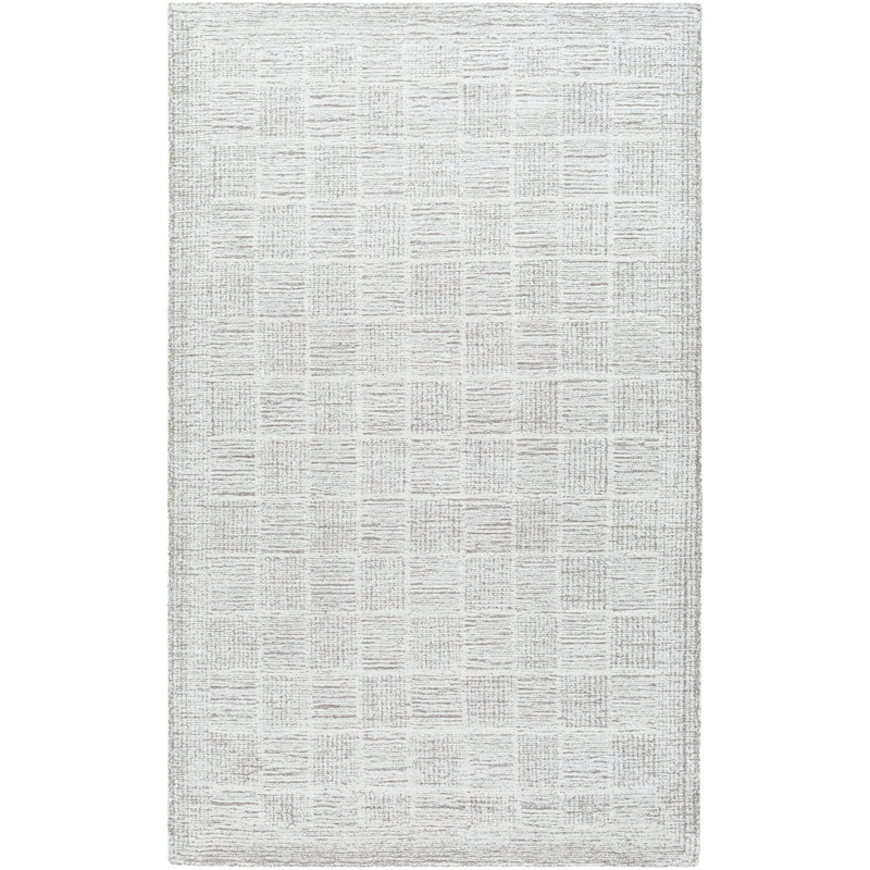 Buckholts Modern Hand Tufted Area Rug, Rectangle 6' x 9'