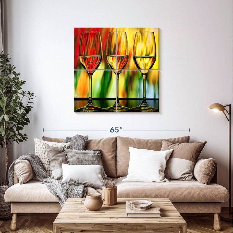 Happy Hour Yarlin Champagne, H 38 po x l 38 po